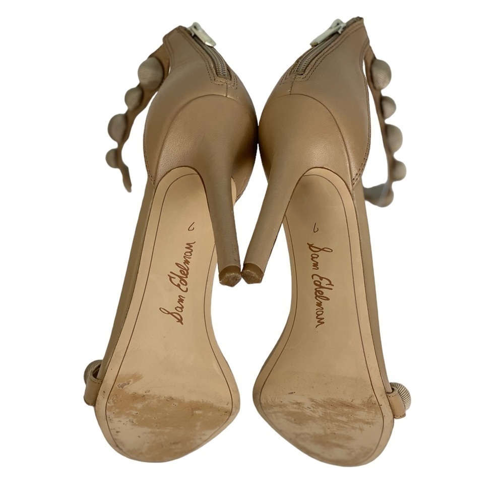 SAM EDELMAN Addison Stiletto, Classic Nude Leather size 7 - Picture 6 of 11